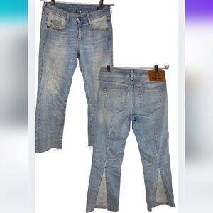 DIESEL Jeans Size W-26 L-30 D-Ebbey Bootcut Flare Low Waist J- 0944
